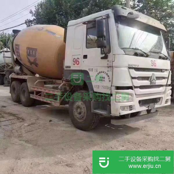 吉林出售二手豪沃國五14方攪拌罐車全國提擋支持分期付款