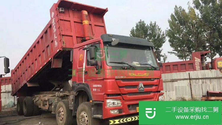 河北出售二手重汽豪沃380馬力自卸車
