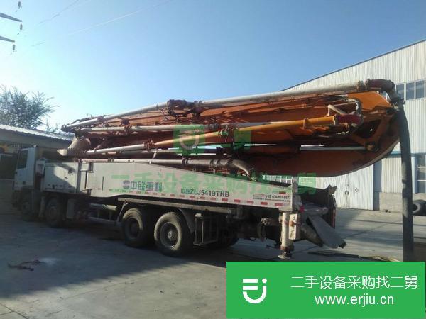河北出售二手中聯(lián)52米混凝土泵車價格合適精品車況