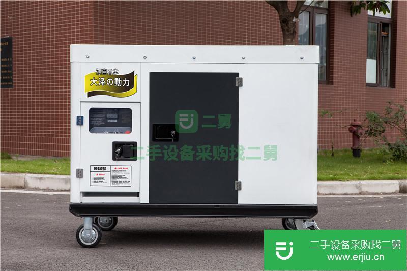上海出售二手大澤動力靜音式25kw柴油發電機