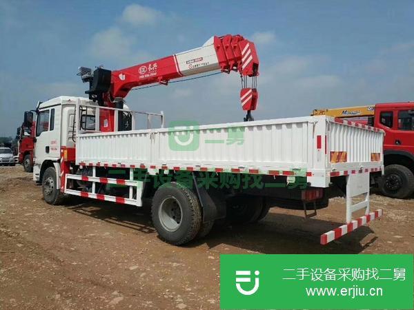陜西出售二手長興8噸220馬力隨車吊