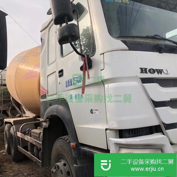 甘肅出售二手豪沃大12方水泥攪拌車