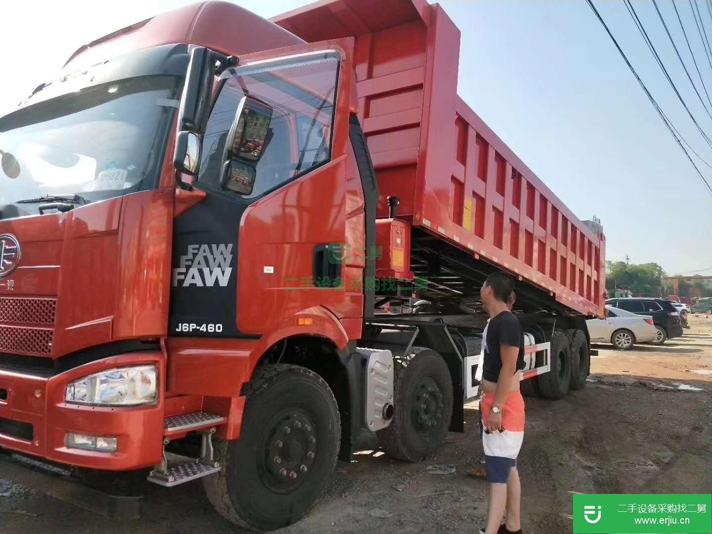 江西出售二手解放J6P自卸車