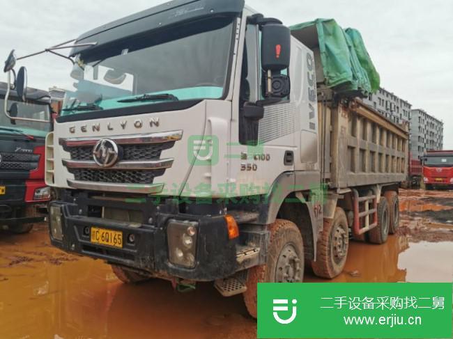 江西出售二手上汽紅巖前四后八自卸車