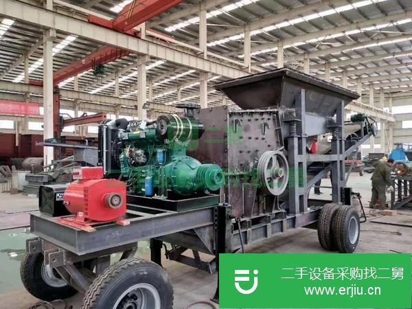 河南出售二手小型移動(dòng)破碎機(jī)