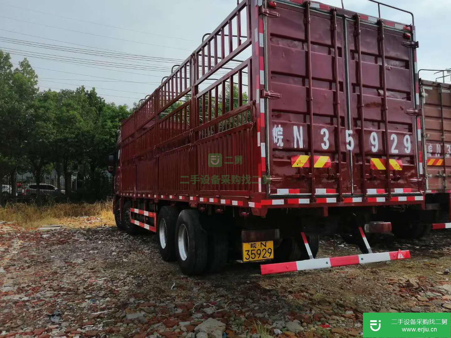 安微出售二手福田歐曼倉柵載貨車