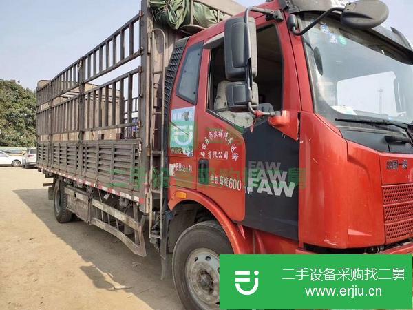 河北出售二手解放貨車，6缸8速180馬力，原車原版
