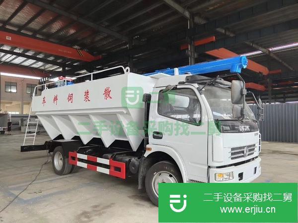 安徽出售二手東風8方散裝飼料運輸車