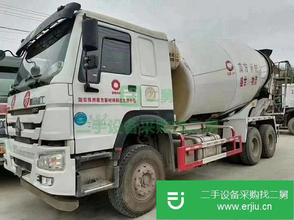山東出售二手18年5月份國五豪沃大14方攪拌車