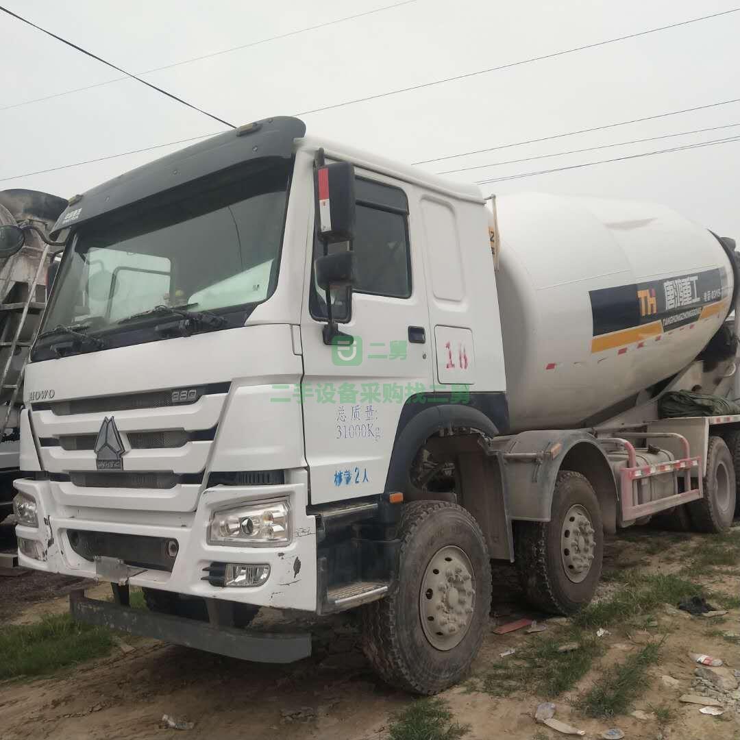 出售二手豪沃國四5方混凝土攪拌罐車， 包過戶提檔
