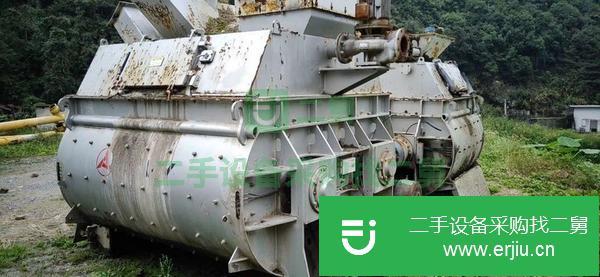 湖南出售二手雙臥軸混凝土攪拌機