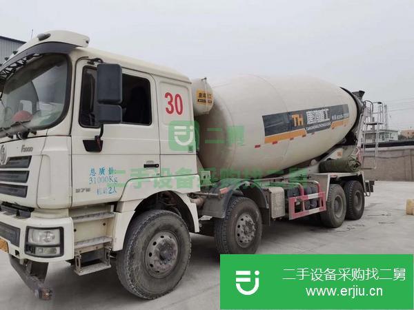陜西出售二手18年德龍國(guó)五排放大20方攪拌車