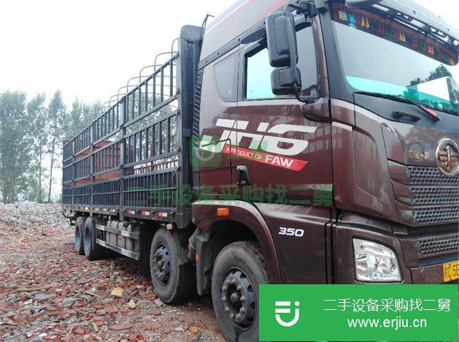 江西出售二手青島解放JH6倉柵式載貨車