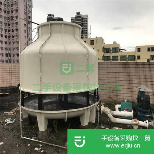 廣東出售二手LXT-80T逆流圓形玻璃鋼冷卻塔