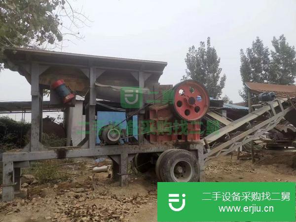 山東出售二手移動鄂式破碎機