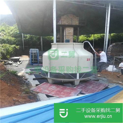 廣東出售二手LXT-80T逆流圓形玻璃鋼冷卻塔