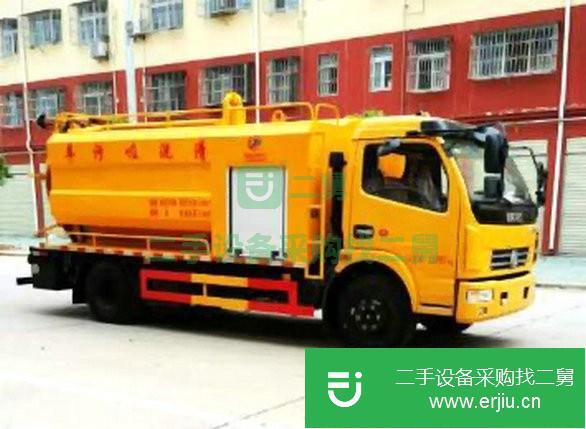 湖北出售二手東風國六清洗吸污車5立方