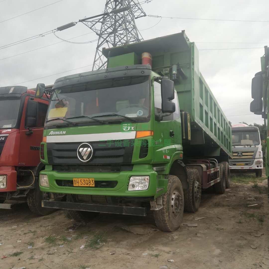 出售二手德龍前四后八工程自卸貨車原裝車