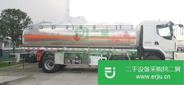云南出售二手小三軸鋁合金油罐車手續齊全