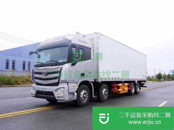 寧夏出售二手福田歐曼460馬力冷藏車