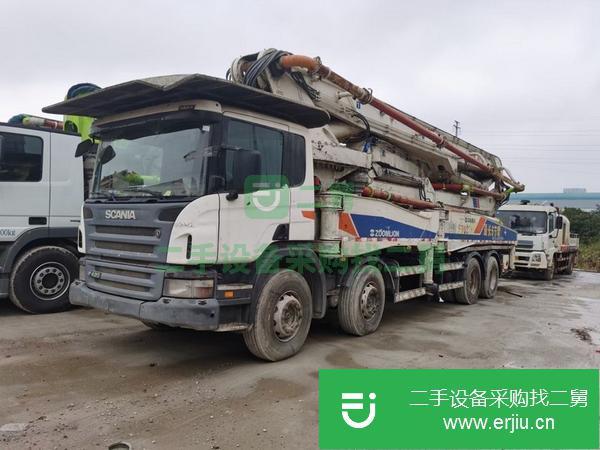 內蒙古出售二手中聯56米泵車車況杠杠滴提車直接能干活