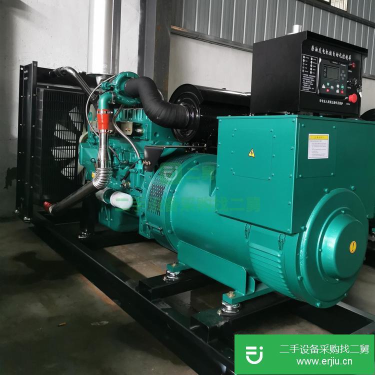 河南出售二手上柴四百千瓦發電機組
