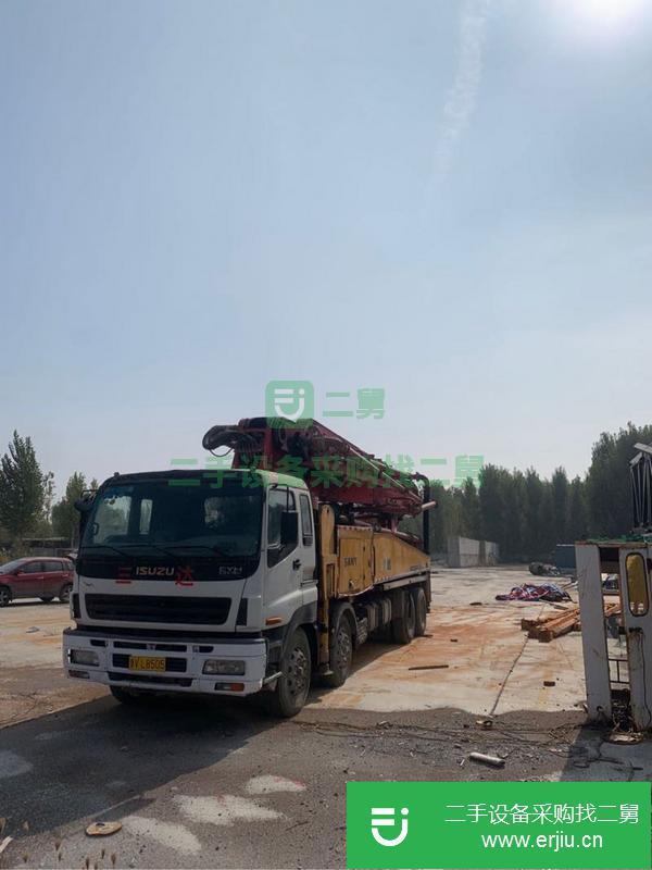 山東出售二手三一48米泵車，手續(xù)齊全能過戶能提檔。