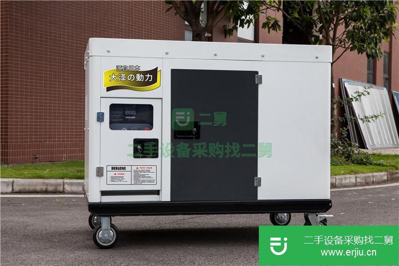 上海出售二手大澤動力靜音式25kw柴油發電機
