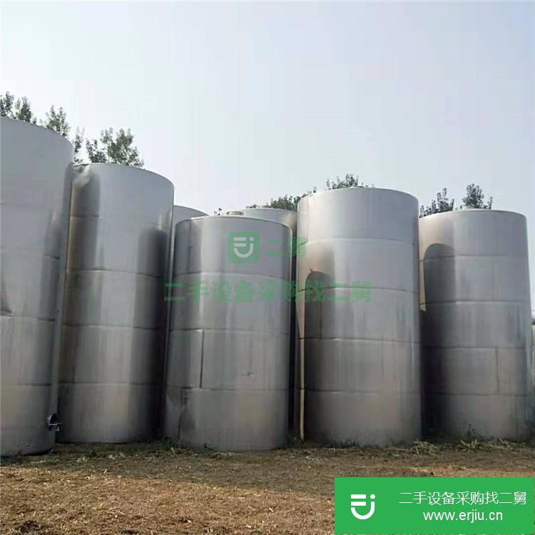 山東出售二手不銹鋼儲罐20立方