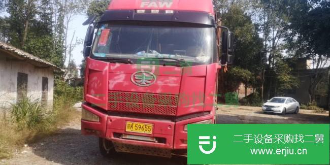 江西出售二手一汽解放前四后八自卸車