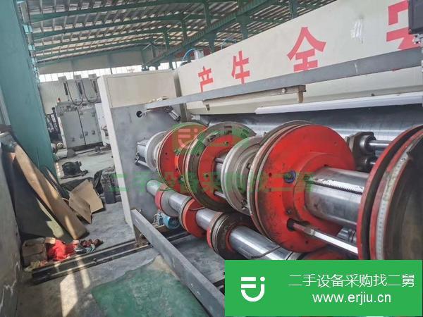 江西出售二手鏈條三色開槽印刷機同步調刀,帶掛板