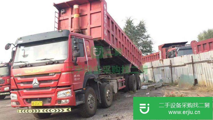 河北出售二手重汽豪沃380馬力自卸車