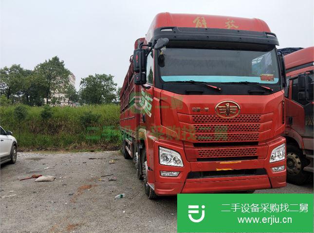 江西出售二手青島解放JH6前四后八高欄載貨車
