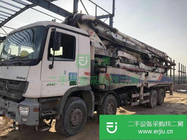 北京出售中聯泵車，奔馳52米底盤 手續齊全