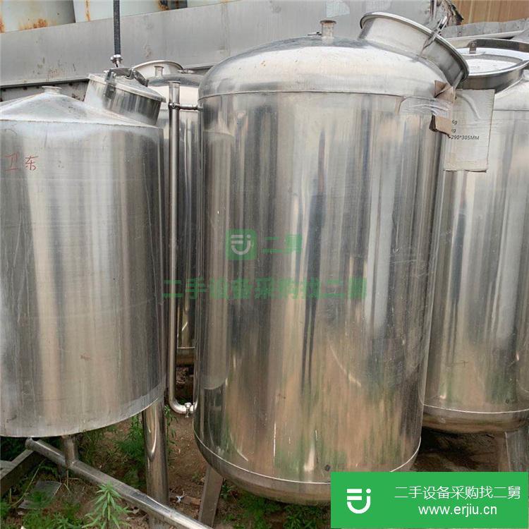 山東出售二手不銹鋼儲罐