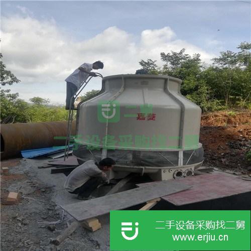 廣東出售二手LXT-80T逆流圓形玻璃鋼冷卻塔