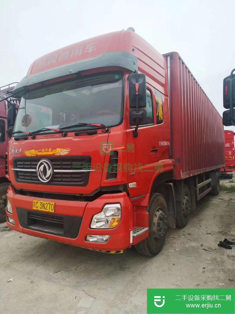 江西出售二手東風商用前四后四箱式貨車