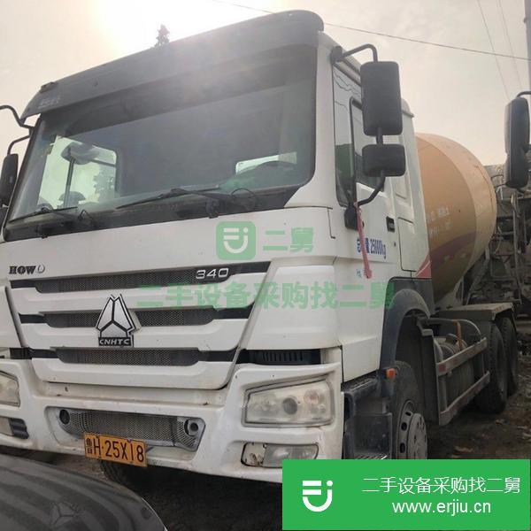 甘肅出售二手豪沃大12方水泥攪拌車