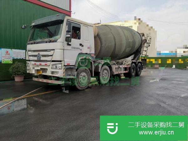 山東出售二手國五豪沃攪拌車亞特上裝20方