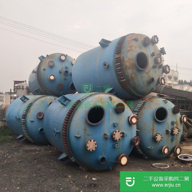 山東出售二手5噸搪瓷反應釜