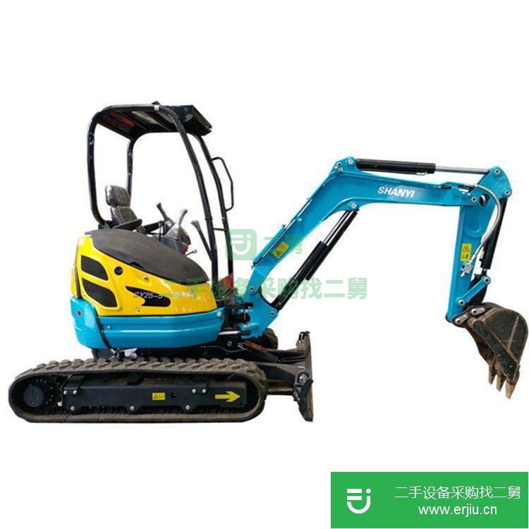 山東出售二手微型果園翻土挖掘機