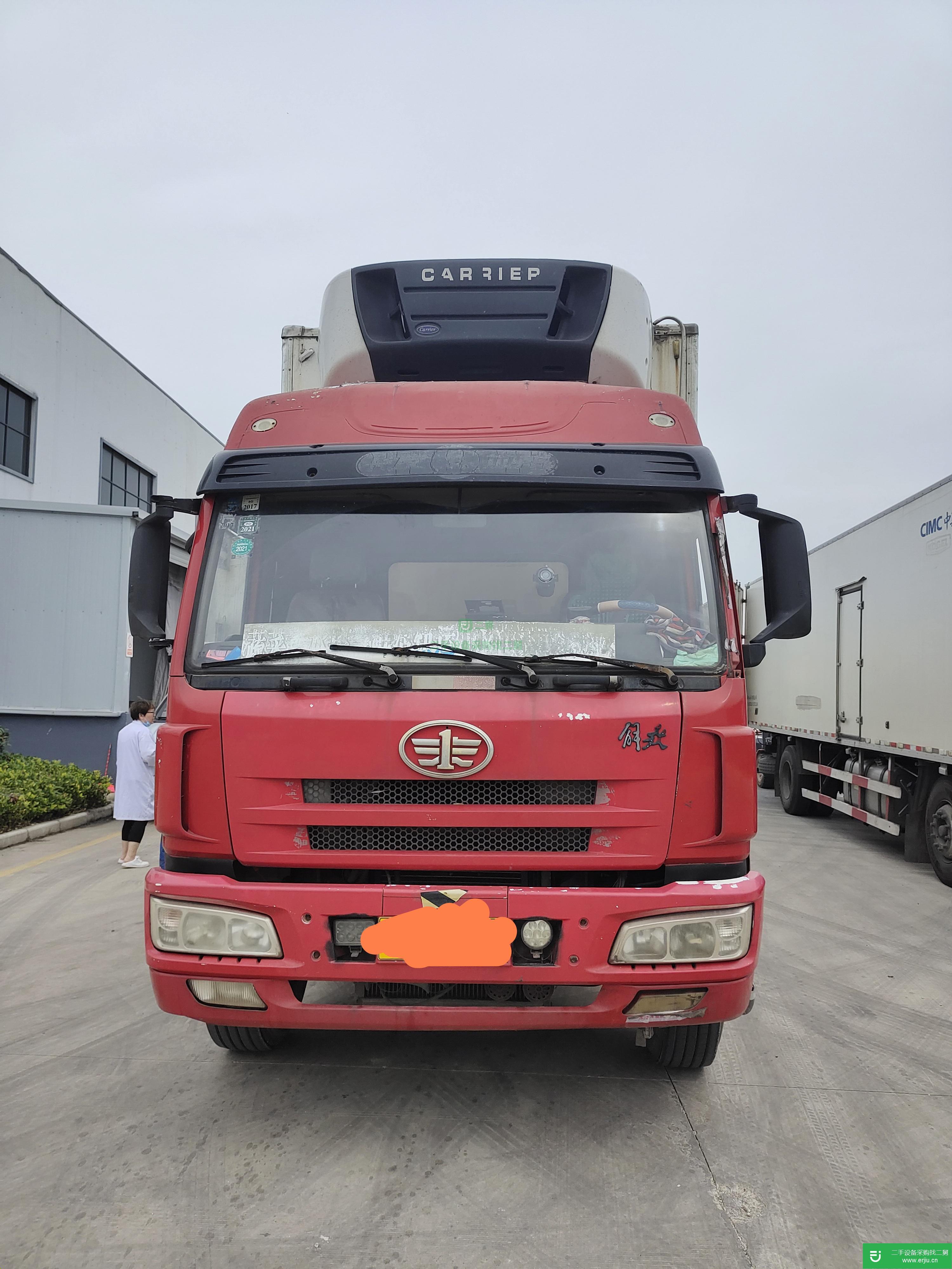 江蘇出售二手一汽解放240馬力冷藏車