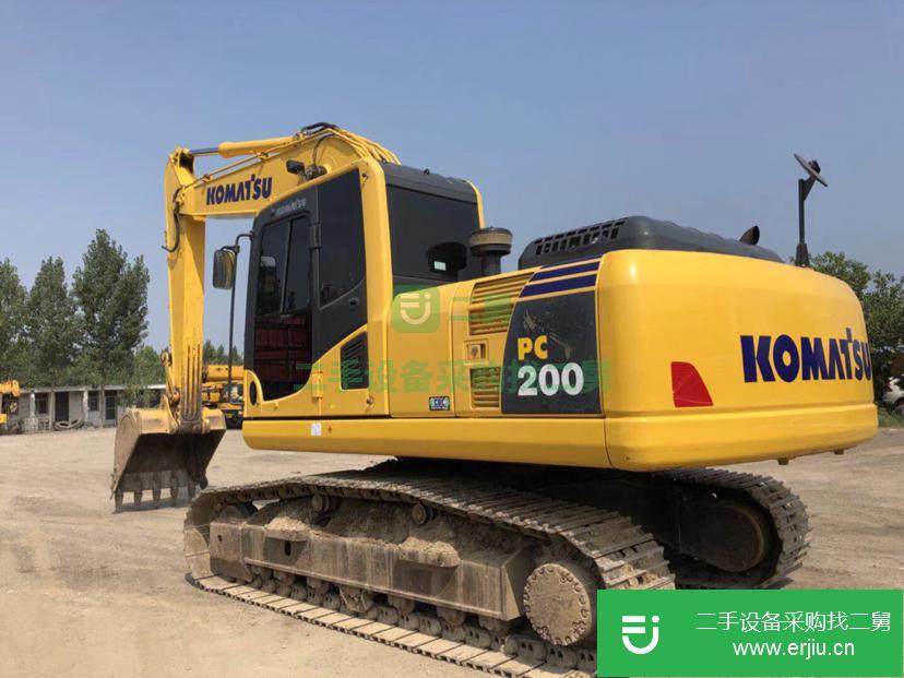 山東出售二手小松PC200-8M0挖掘機