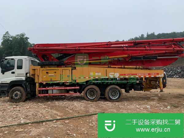 貴州出售二手18年三一五十鈴底盤(pán)49米泵車