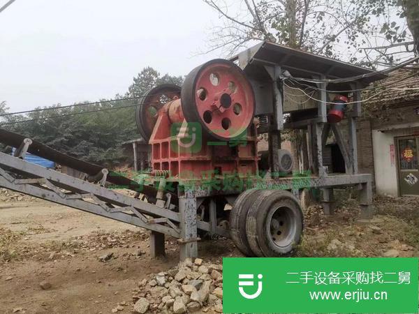 山東出售二手移動鄂式破碎機