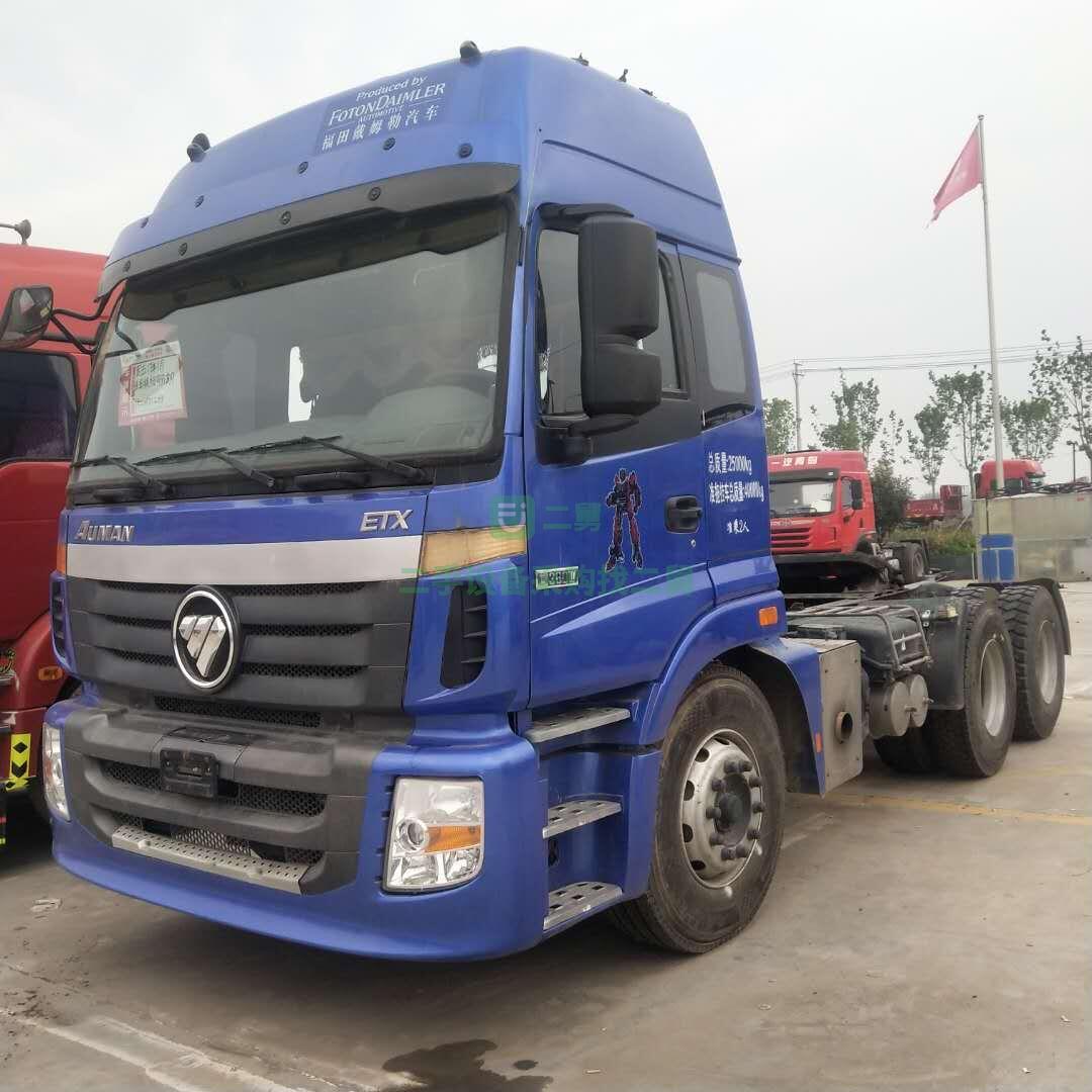 出售二手新德龍M3000牽引車 460馬力 國六牽引車 燒汽