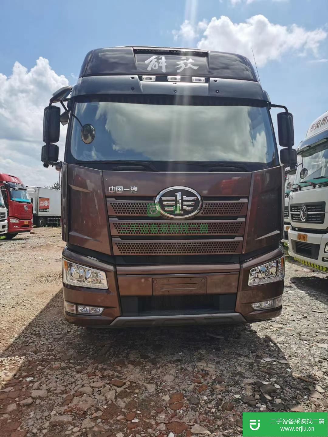 江西出售二手一汽解放冷藏車460馬力