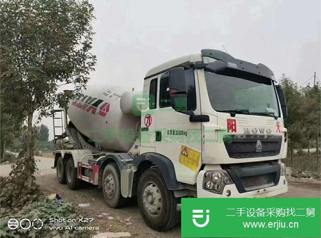 山東出售二手中國重汽混凝土攪拌車