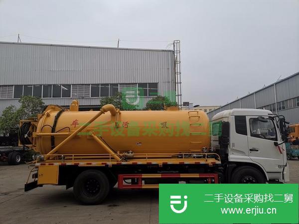 廣西出售二手東風天龍22方后八輪清洗吸污車