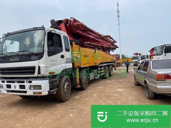 湖南出售二手三一52米六節臂泵車保養到位包過戶